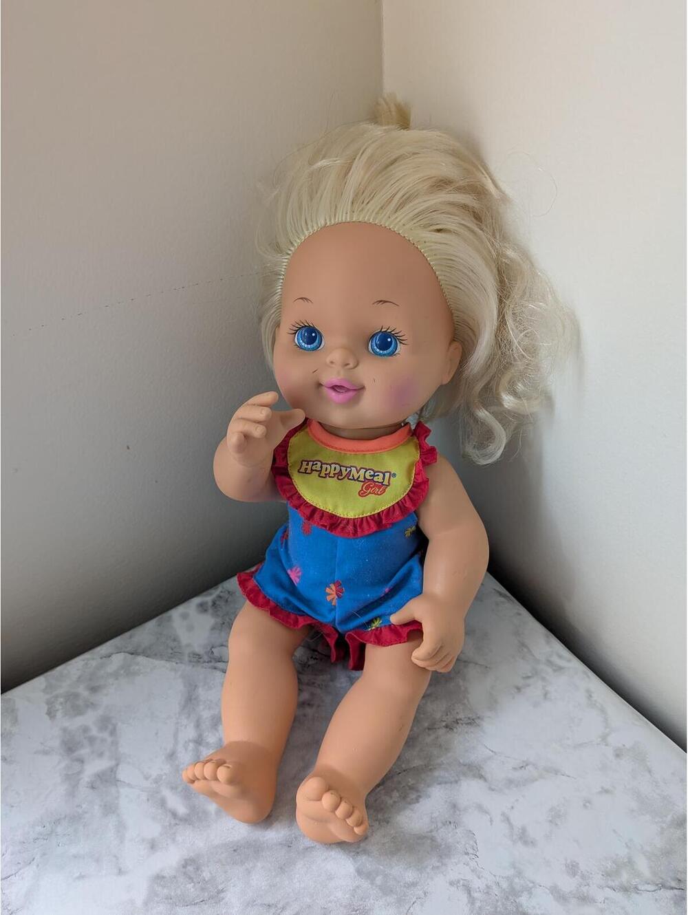 vintage 1997 Hasbro McDonald's Happy Meal Girl doll blonde hair no accessories